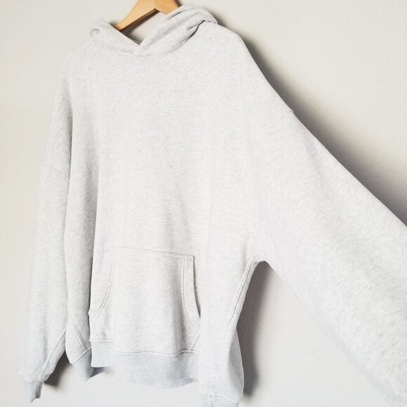Abercrombie & Fitch SOFT A&F Essential Popover Hoodie XXL Light Heather Gray $70 - Picture 9 of 16